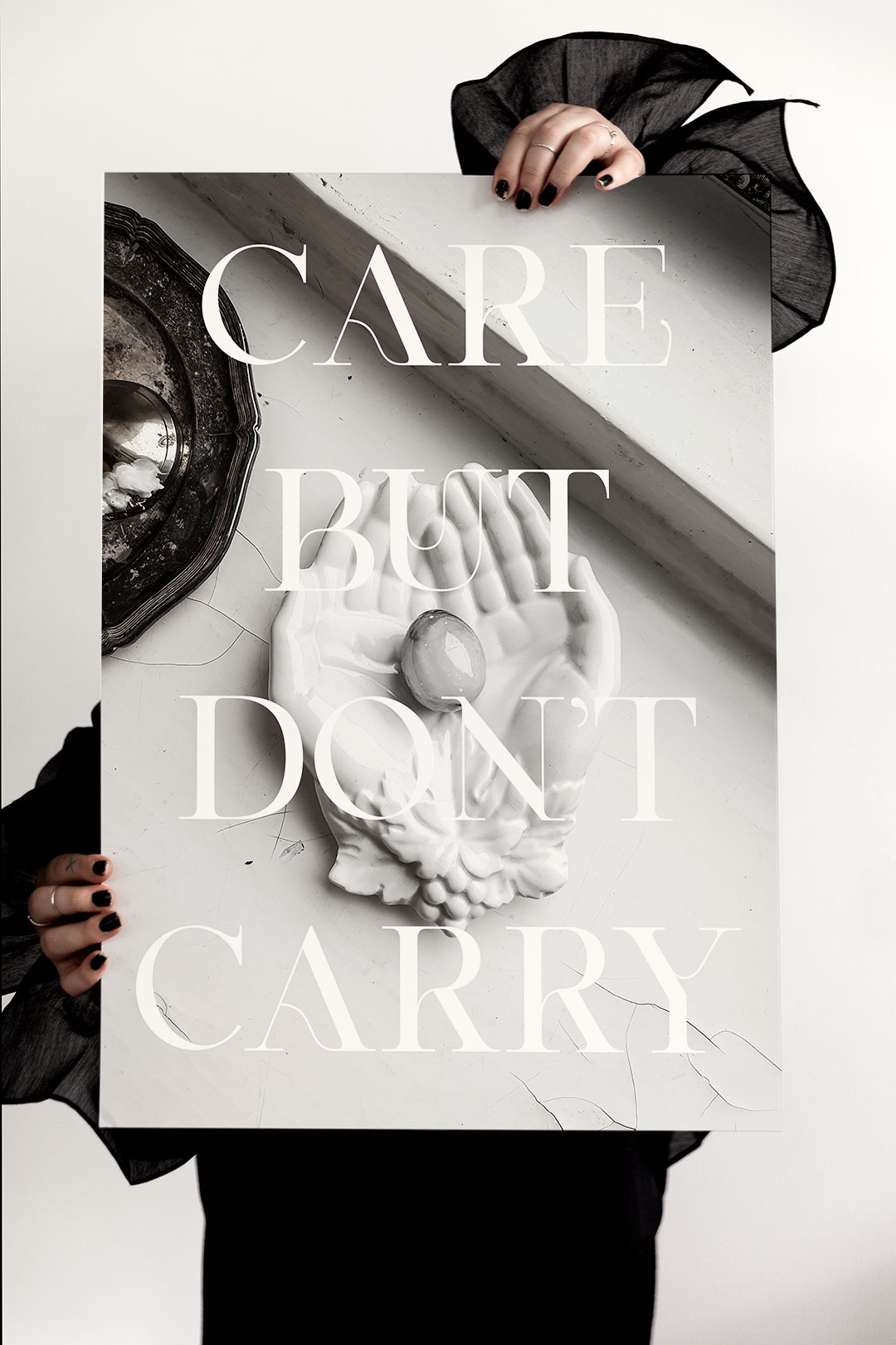 juliste Care but don't carry